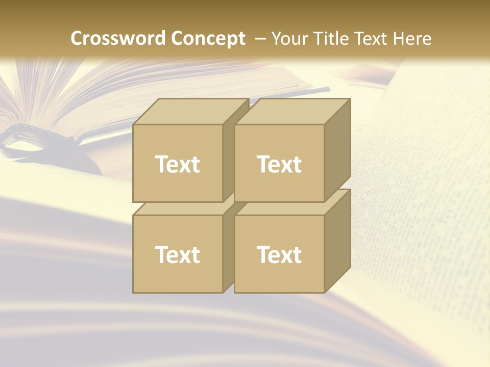 Textbook Intelligence Information PowerPoint Template