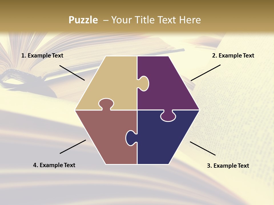 Textbook Intelligence Information PowerPoint Template