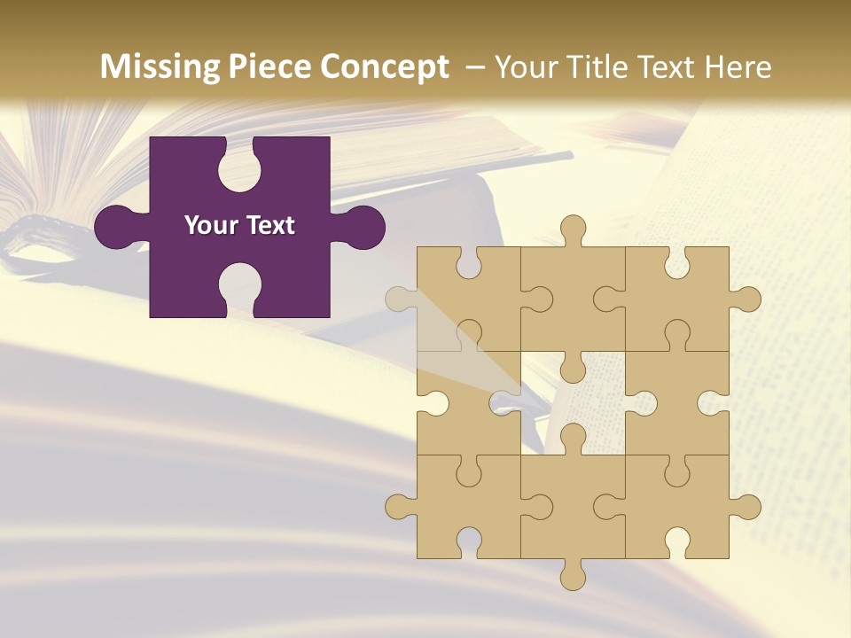 Textbook Intelligence Information PowerPoint Template