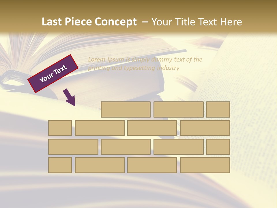 Textbook Intelligence Information PowerPoint Template