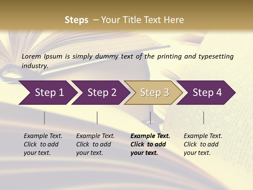 Textbook Intelligence Information PowerPoint Template