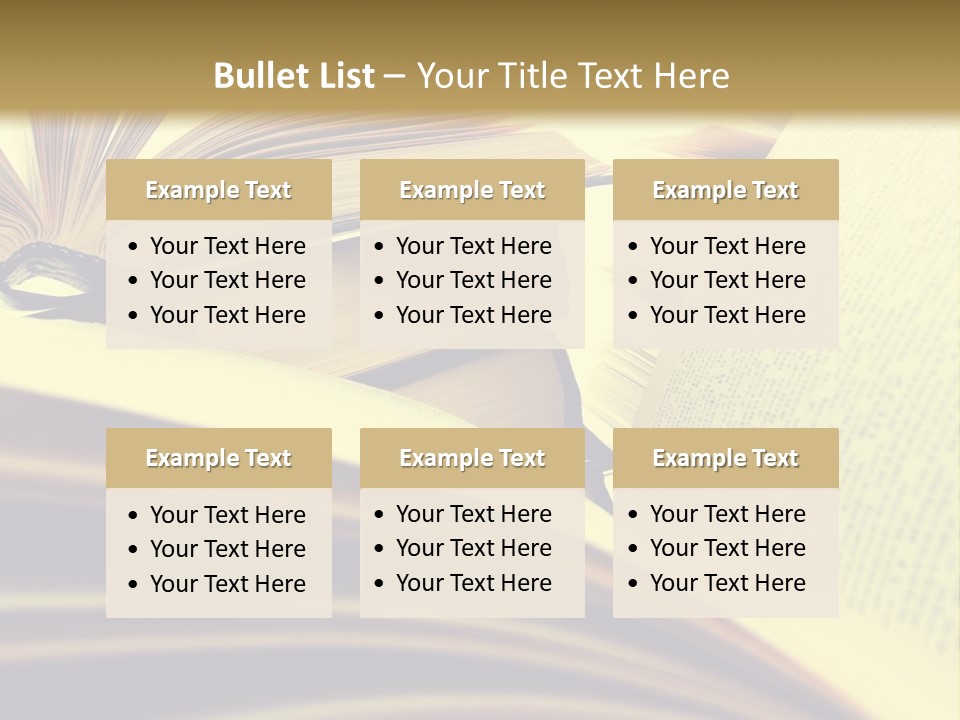 Textbook Intelligence Information PowerPoint Template
