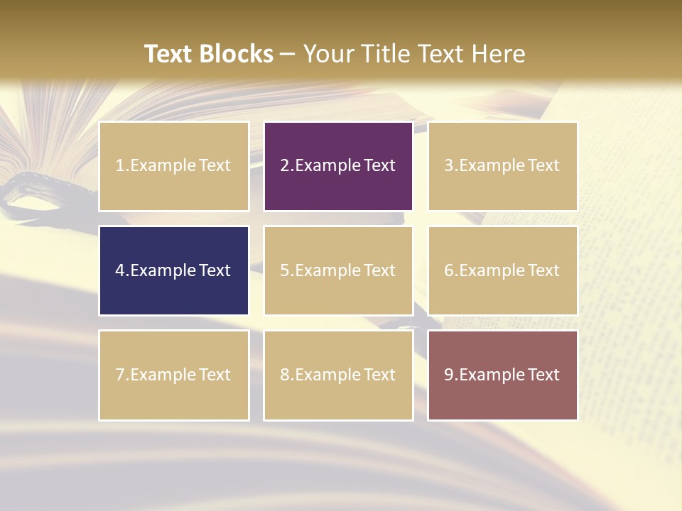 Textbook Intelligence Information PowerPoint Template