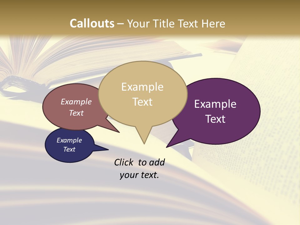 Textbook Intelligence Information PowerPoint Template