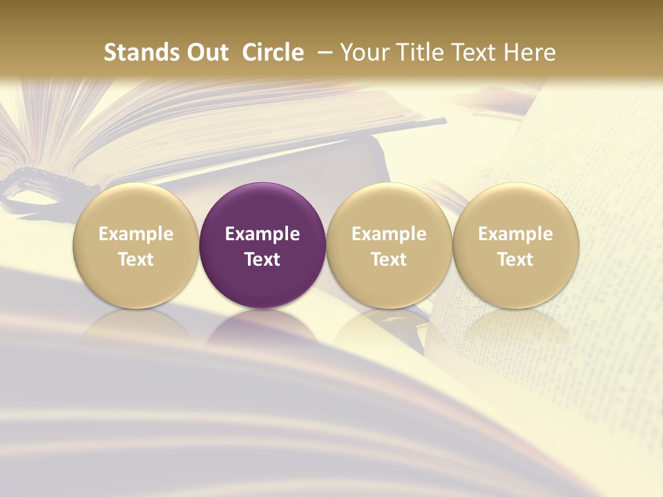Textbook Intelligence Information PowerPoint Template