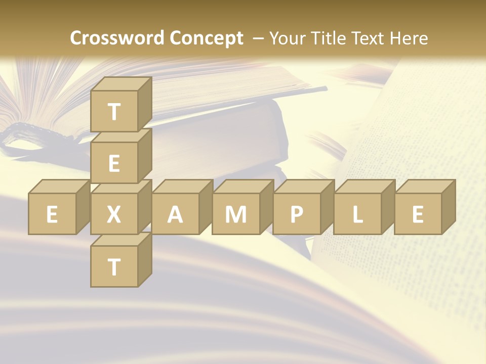 Textbook Intelligence Information PowerPoint Template