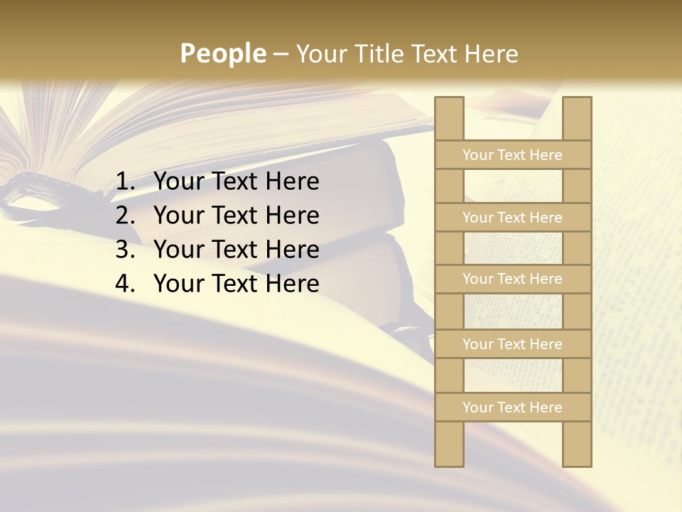 Textbook Intelligence Information PowerPoint Template