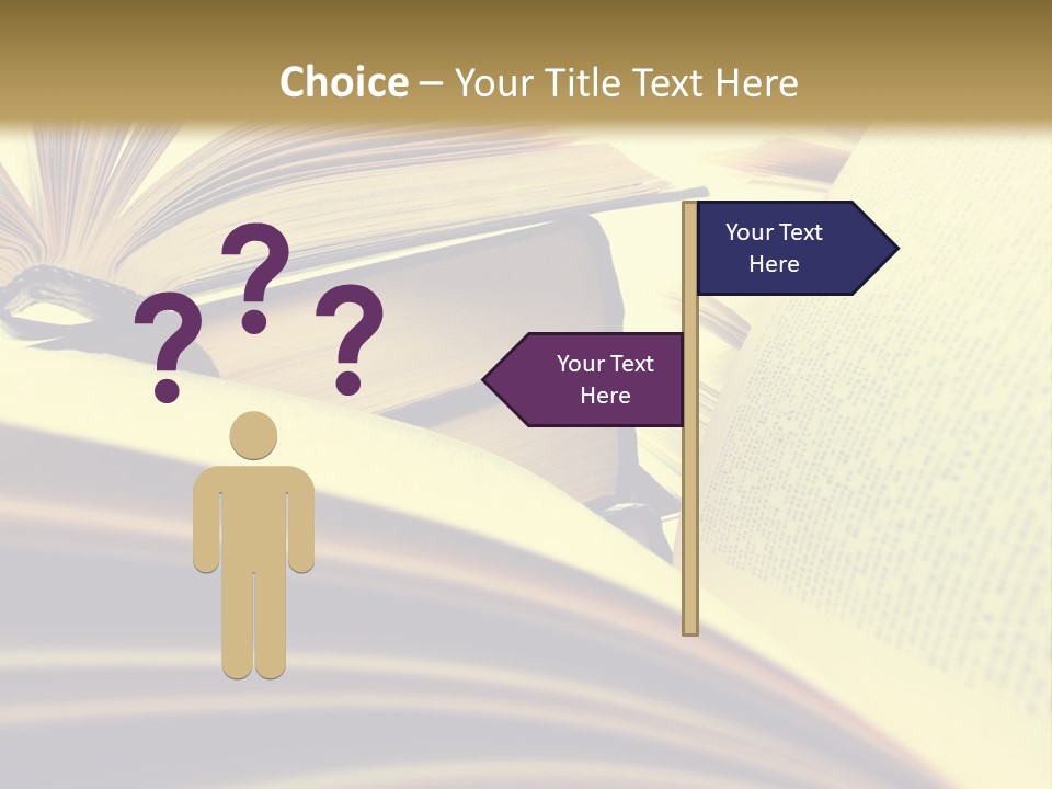 Textbook Intelligence Information PowerPoint Template
