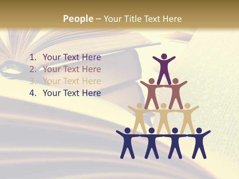 Textbook Intelligence Information PowerPoint Template