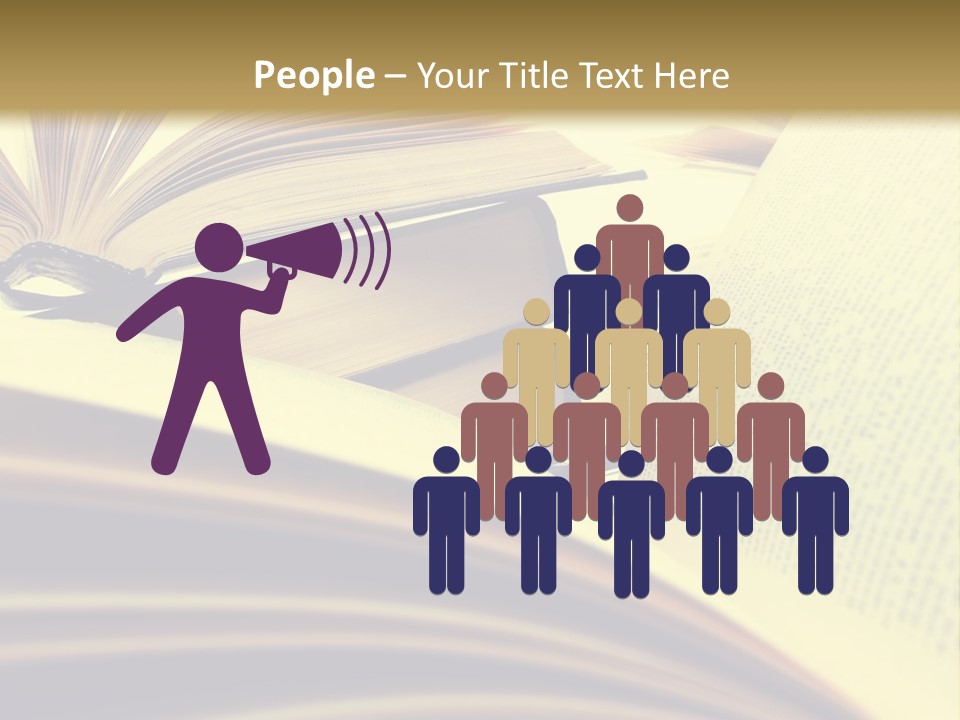 Textbook Intelligence Information PowerPoint Template