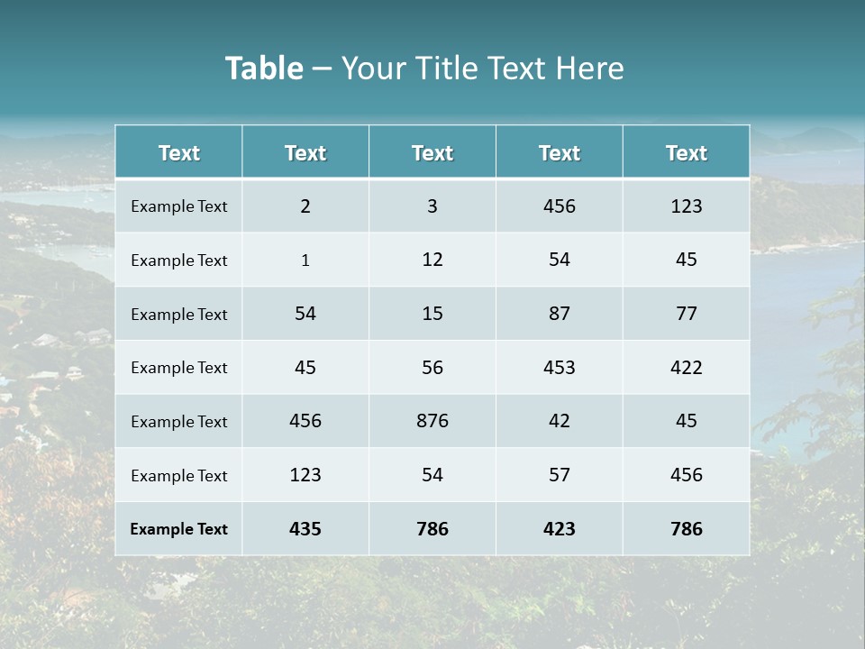 Outdoors Sand Nelsons PowerPoint Template