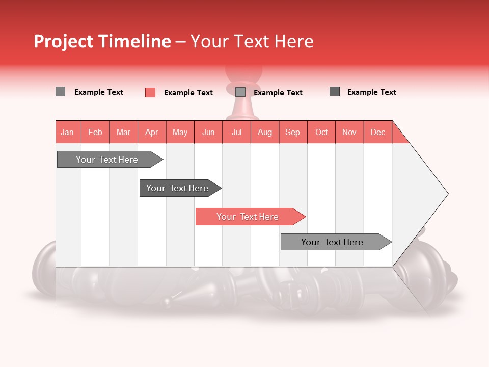 Business Leader Victor Climbing The Mountain PowerPoint Template