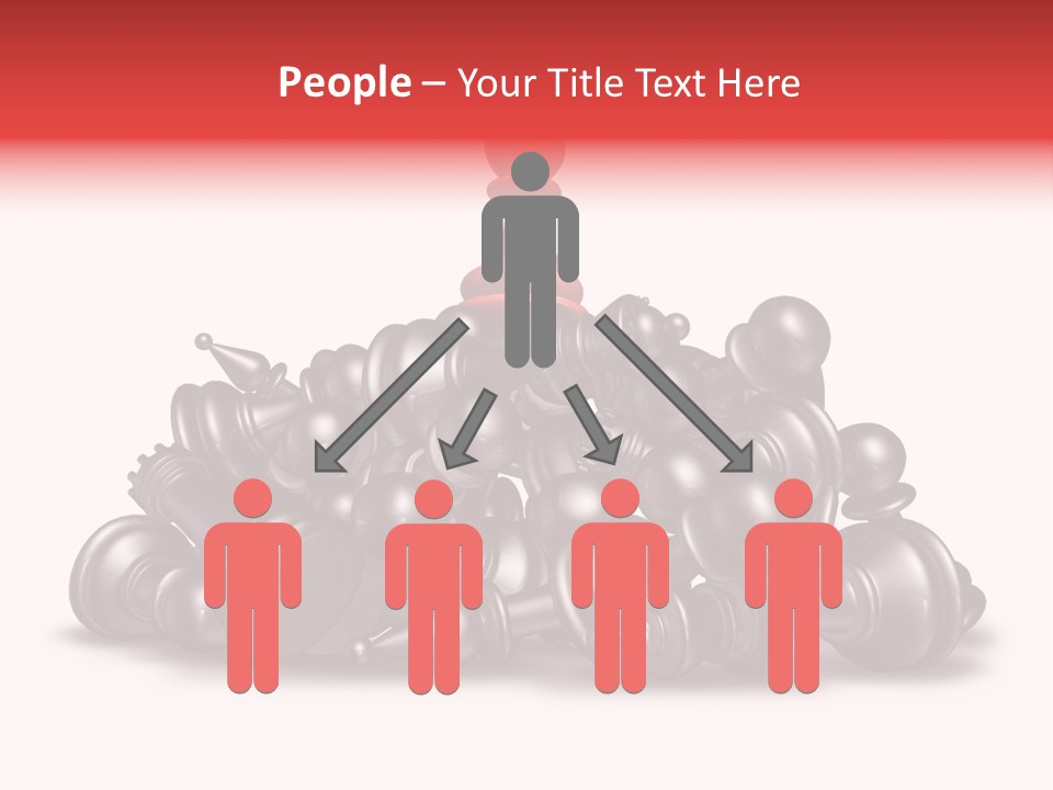 Business Leader Victor Climbing The Mountain PowerPoint Template