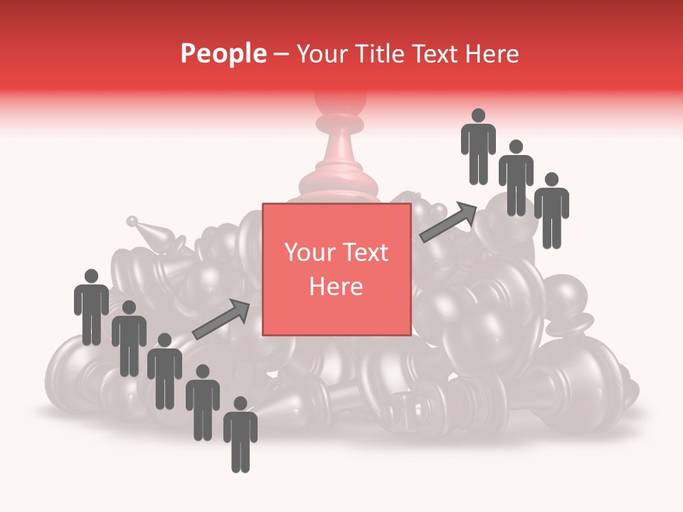 Business Leader Victor Climbing The Mountain PowerPoint Template