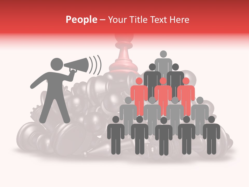 Business Leader Victor Climbing The Mountain PowerPoint Template