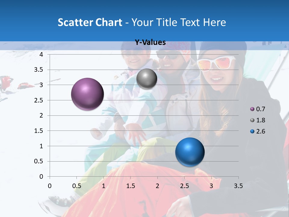 Dolomites Teenager Snow PowerPoint Template