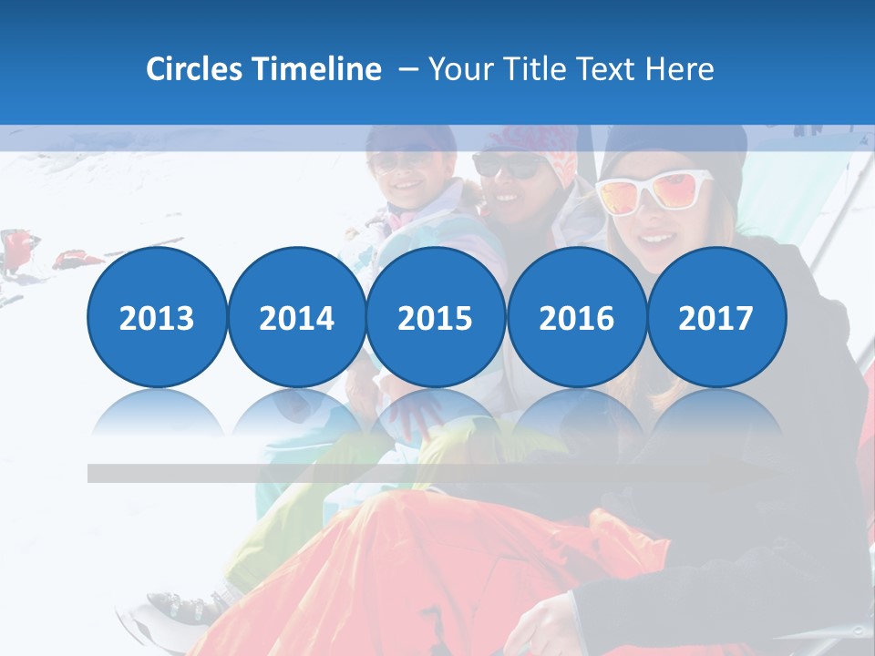 Dolomites Teenager Snow PowerPoint Template