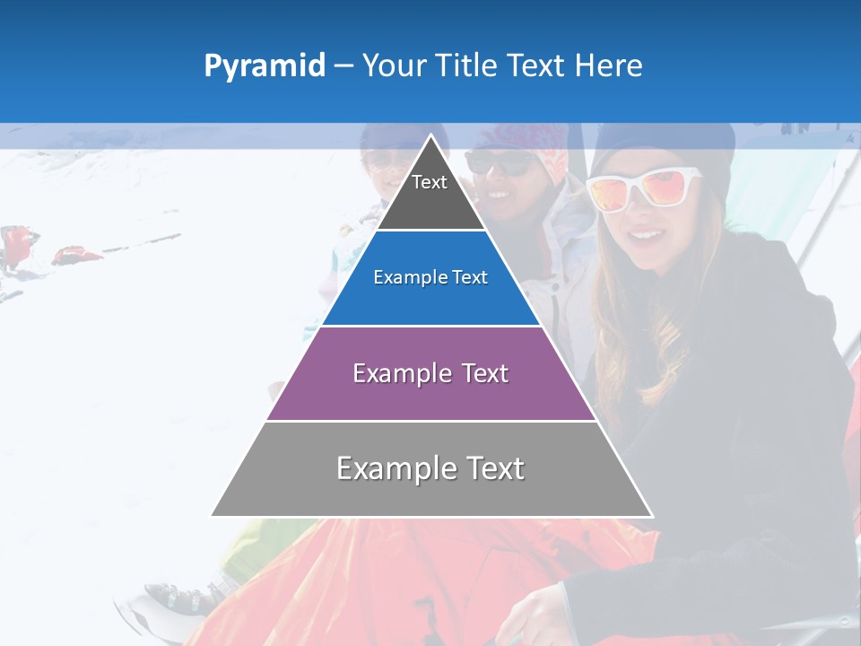 Dolomites Teenager Snow PowerPoint Template