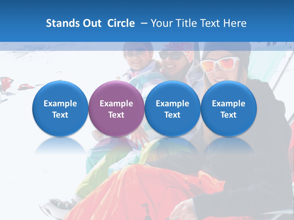 Dolomites Teenager Snow PowerPoint Template