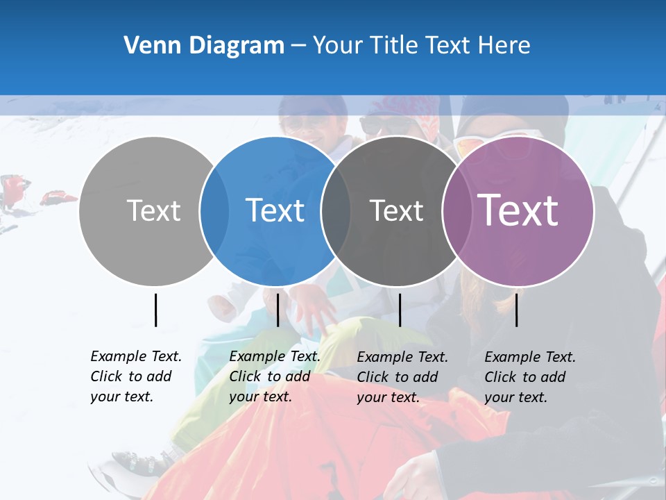 Dolomites Teenager Snow PowerPoint Template