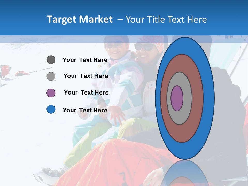 Dolomites Teenager Snow PowerPoint Template