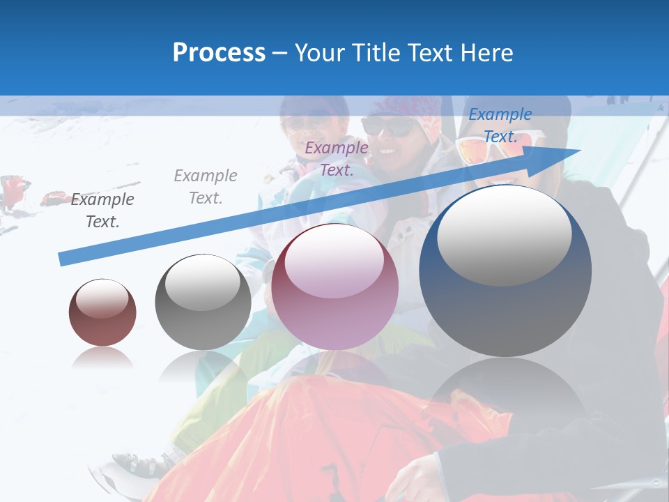 Dolomites Teenager Snow PowerPoint Template