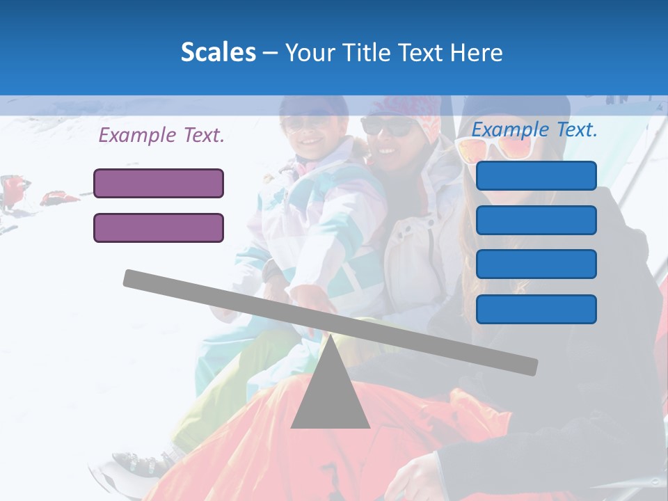 Dolomites Teenager Snow PowerPoint Template