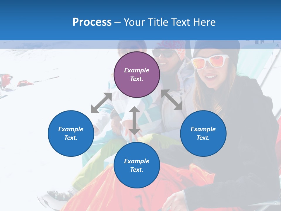 Dolomites Teenager Snow PowerPoint Template