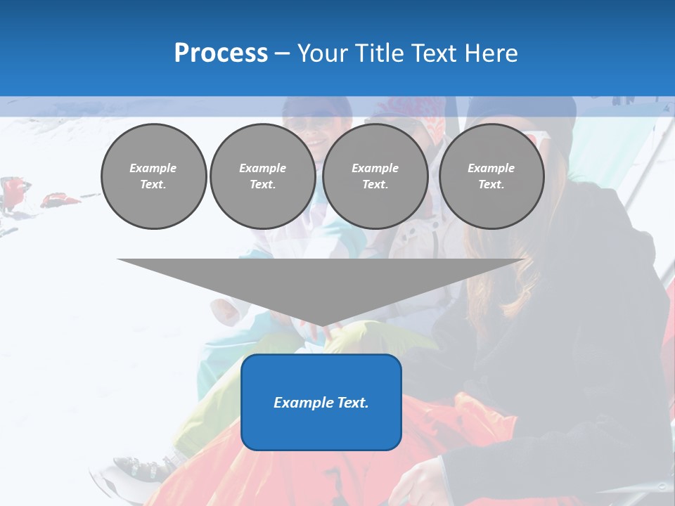 Dolomites Teenager Snow PowerPoint Template