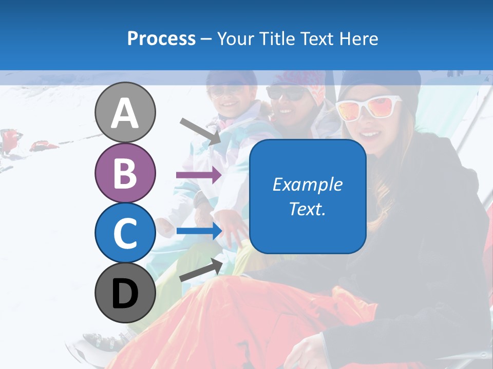 Dolomites Teenager Snow PowerPoint Template