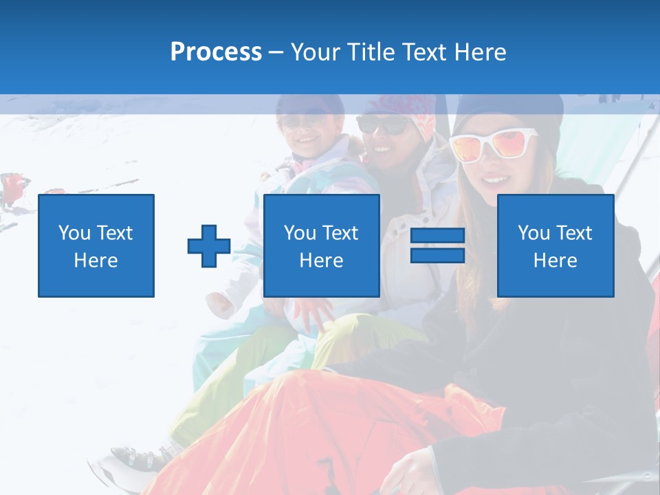 Dolomites Teenager Snow PowerPoint Template