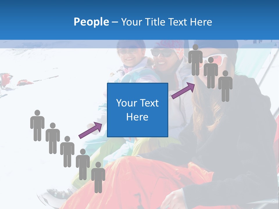 Dolomites Teenager Snow PowerPoint Template