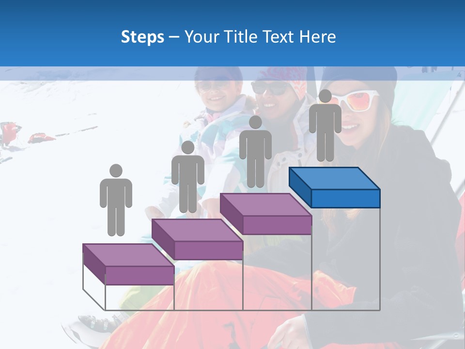 Dolomites Teenager Snow PowerPoint Template