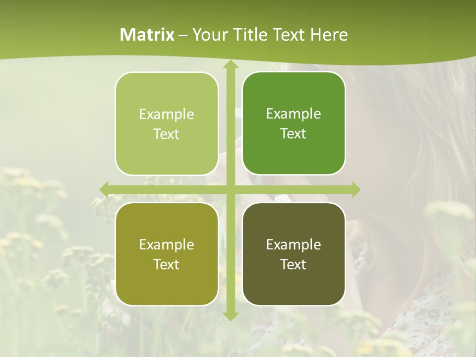 Nose Handkerchief Caucasian PowerPoint Template