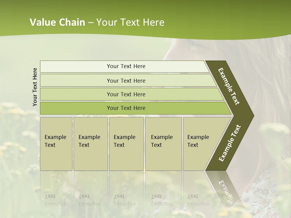 Nose Handkerchief Caucasian PowerPoint Template