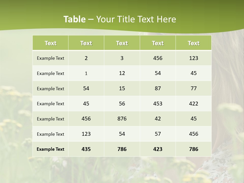 Nose Handkerchief Caucasian PowerPoint Template