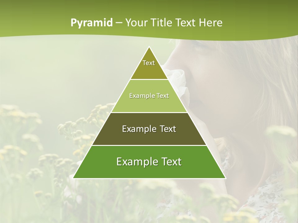 Nose Handkerchief Caucasian PowerPoint Template