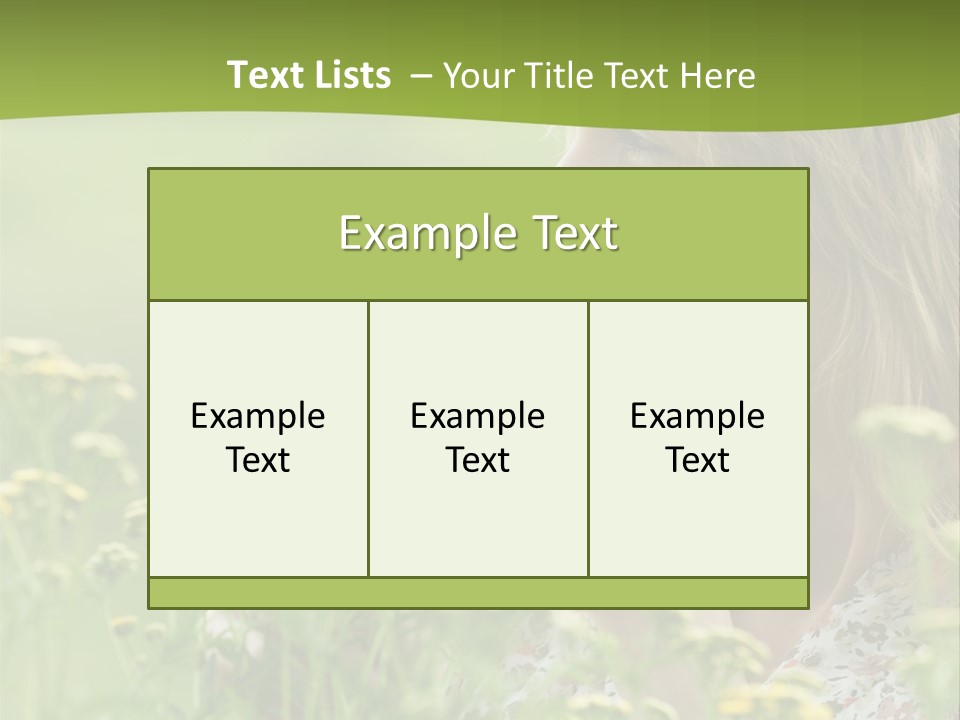 Nose Handkerchief Caucasian PowerPoint Template