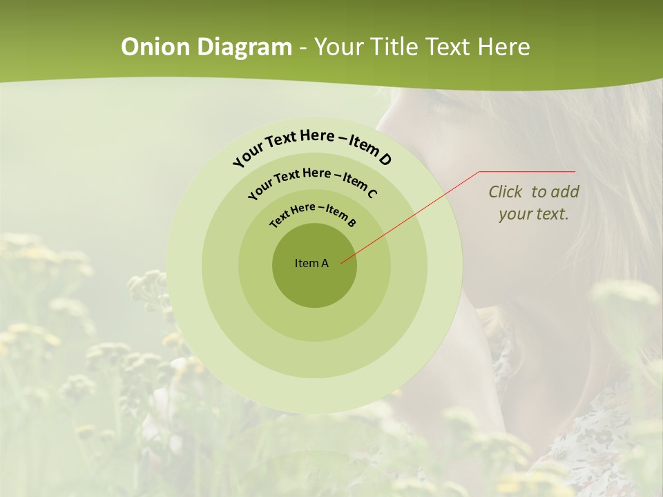 Nose Handkerchief Caucasian PowerPoint Template