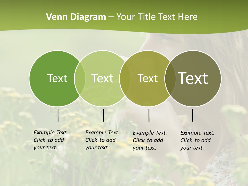 Nose Handkerchief Caucasian PowerPoint Template