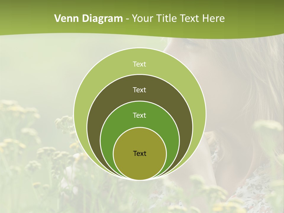 Nose Handkerchief Caucasian PowerPoint Template