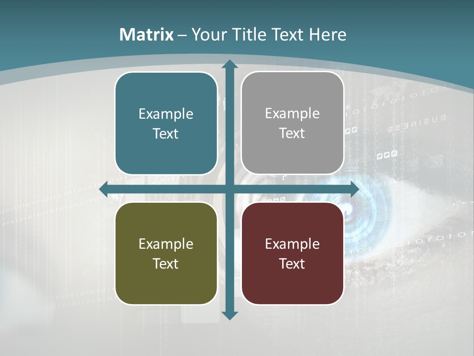 Focus Abstract Cyber PowerPoint Template