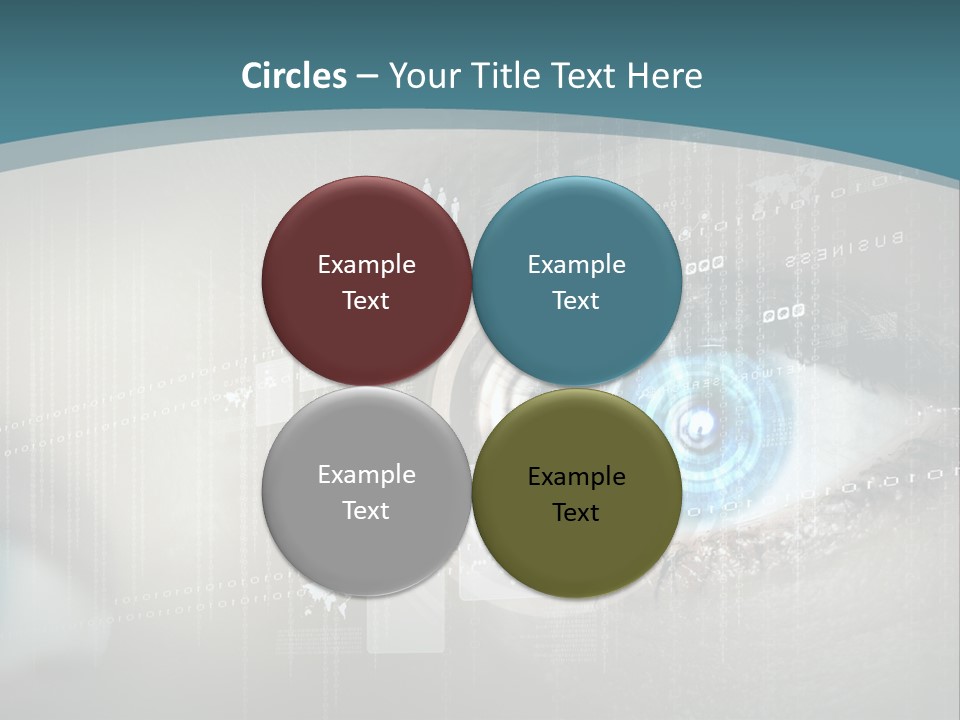 Focus Abstract Cyber PowerPoint Template