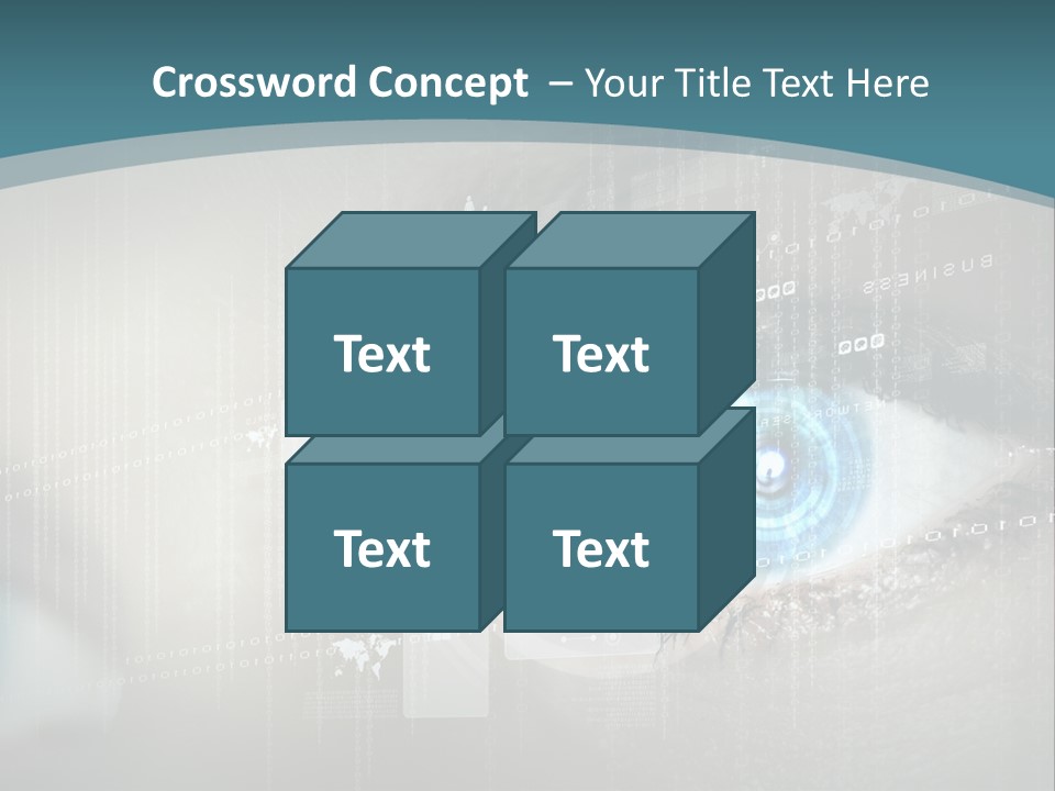 Focus Abstract Cyber PowerPoint Template