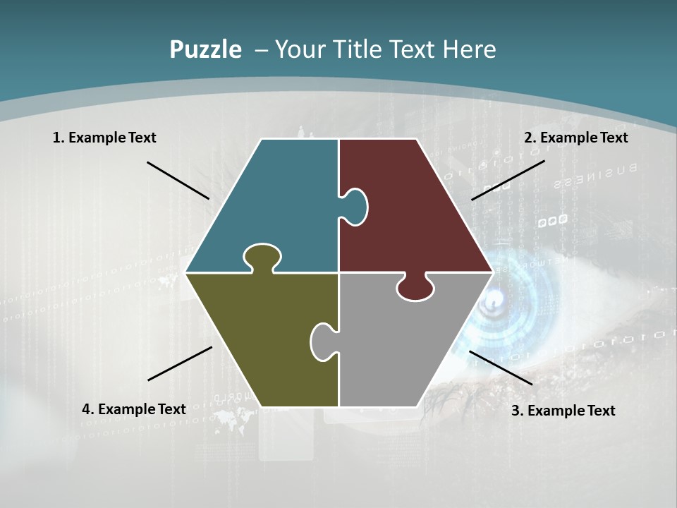 Focus Abstract Cyber PowerPoint Template