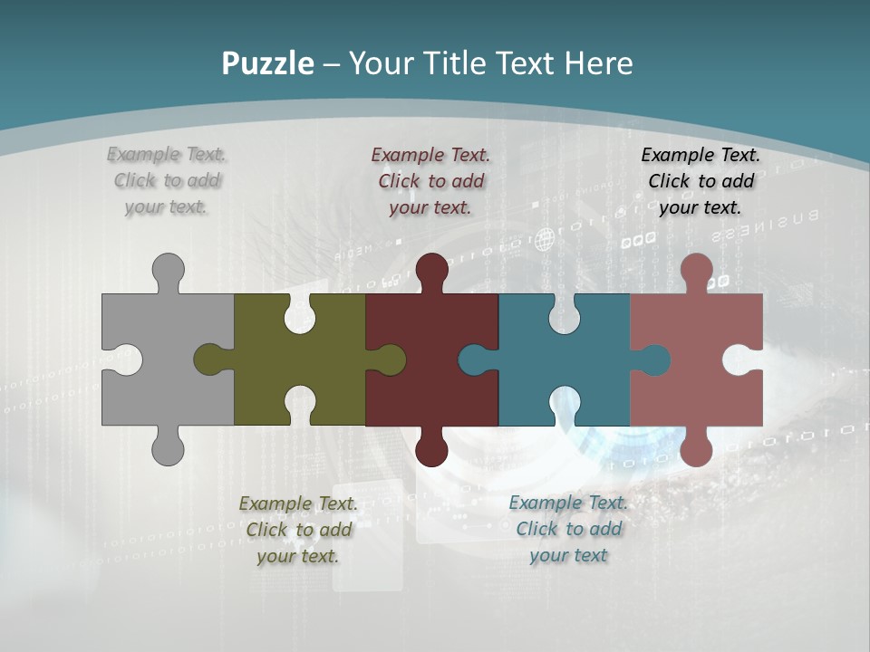 Focus Abstract Cyber PowerPoint Template
