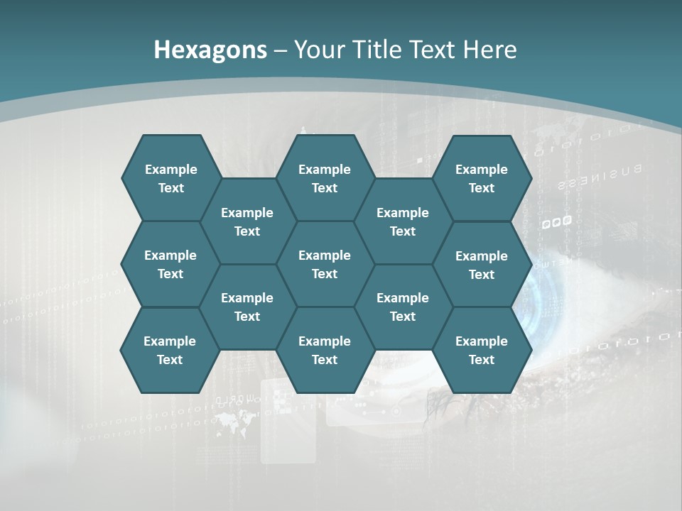 Focus Abstract Cyber PowerPoint Template