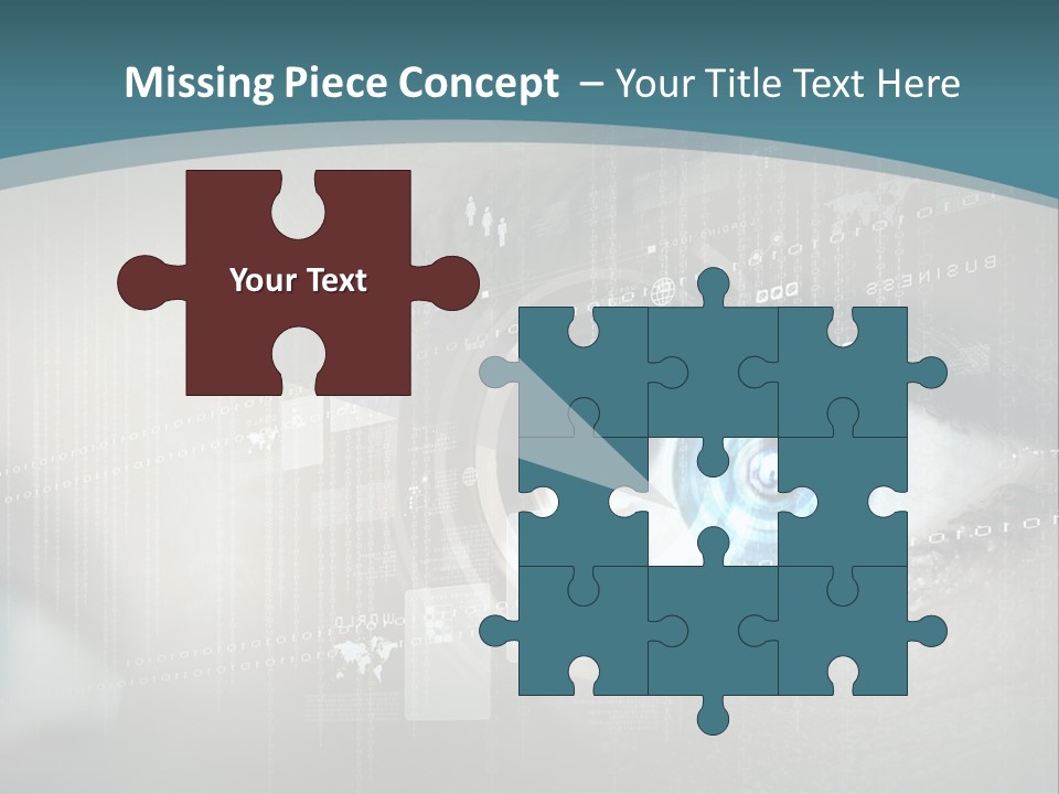 Focus Abstract Cyber PowerPoint Template