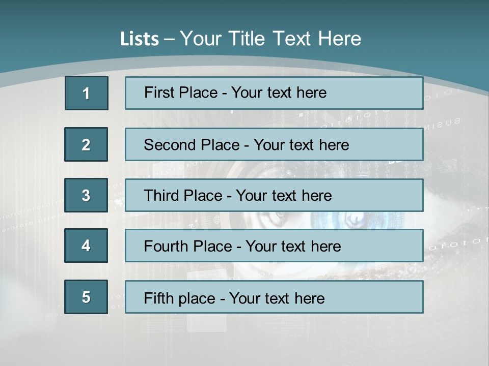 Focus Abstract Cyber PowerPoint Template