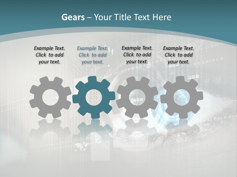 Focus Abstract Cyber PowerPoint Template